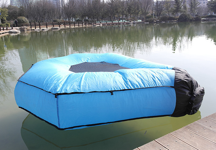 Inflatable Pool Floats Water Hammock With Sun Shade