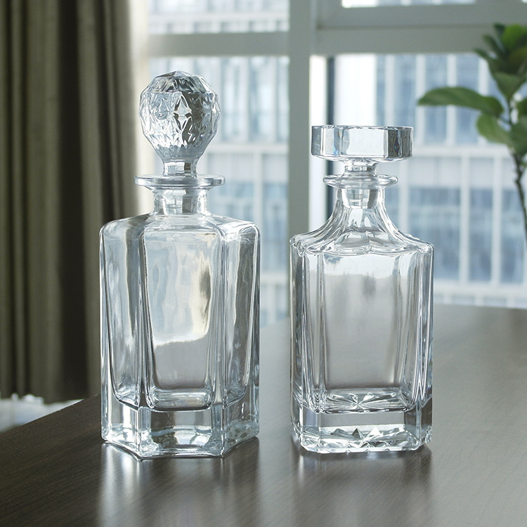 Wholesale Custom Logo Crystal Whiskey Decanter Set