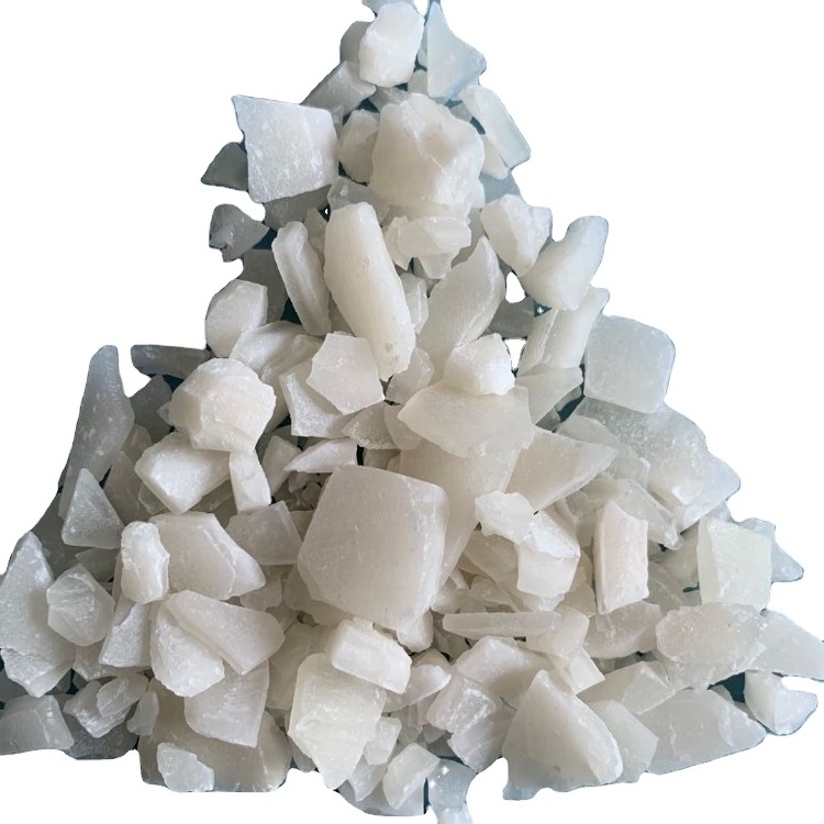 Water treatment iron free Aluminium Sulphate flake 2-25mm for Congo market