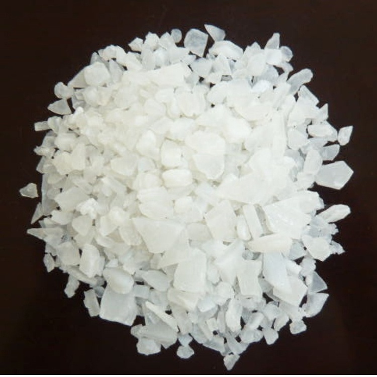 Water treatment iron free Aluminum Sulphate flake 2-25mm for Congo market