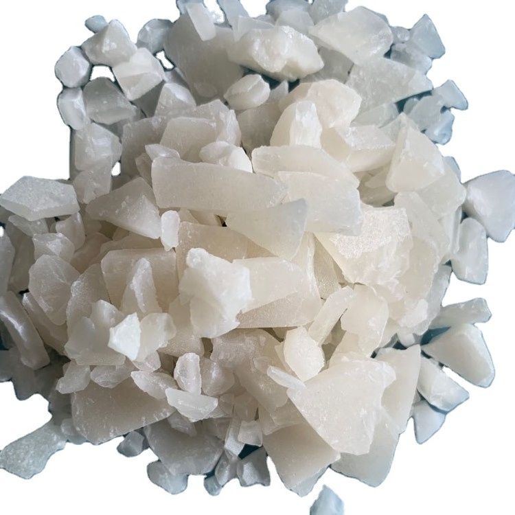 Water treatment iron free Aluminium Sulphate flake 2-25mm for Congo market