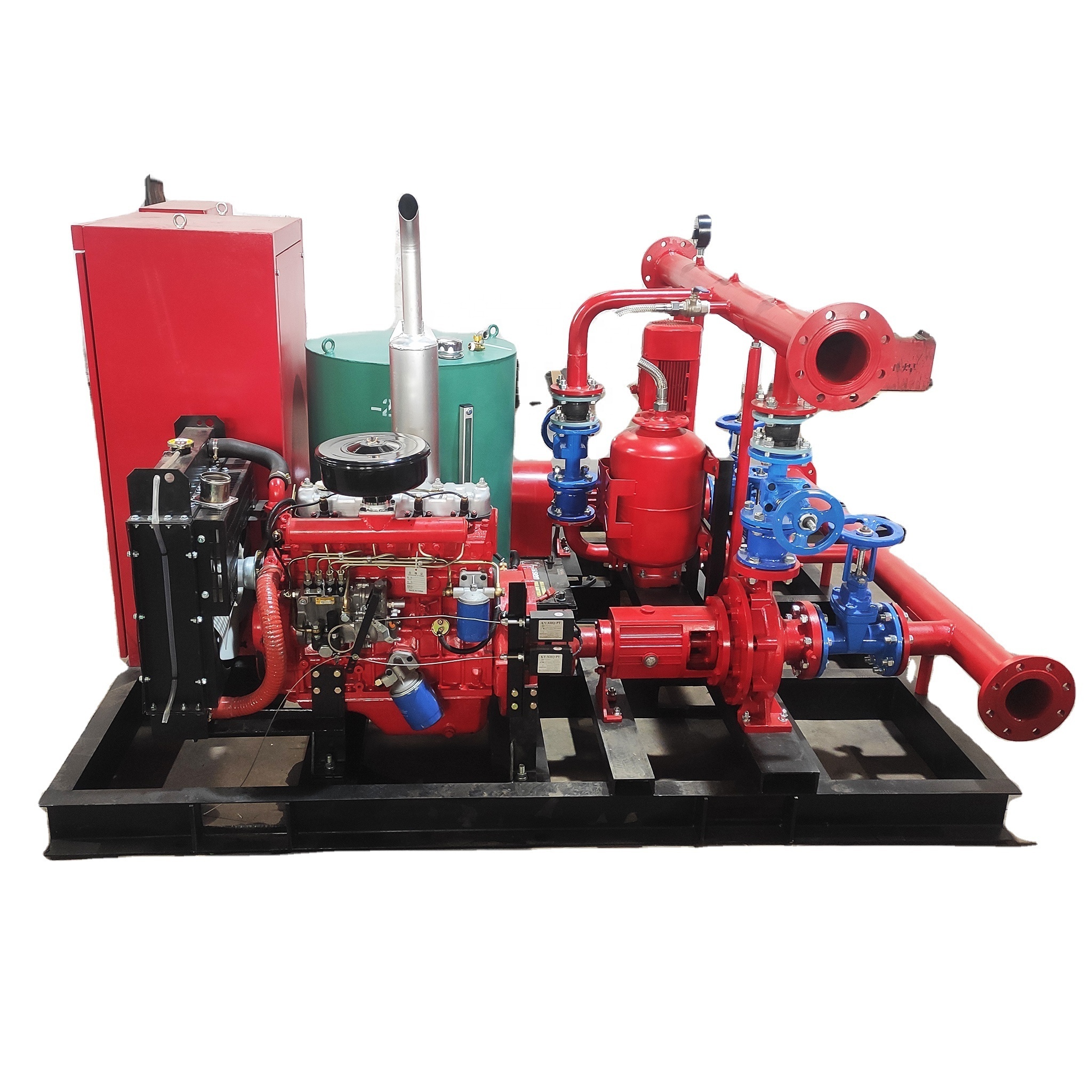 XBC-IS diesel engine fire pump set high lift emergency diesel pressurized water pump 10-500 horsepower