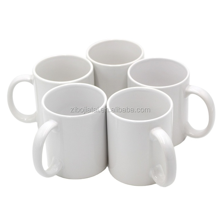 330ml white sublimation coating diy logo stoneware ceramic coffee mug made in china