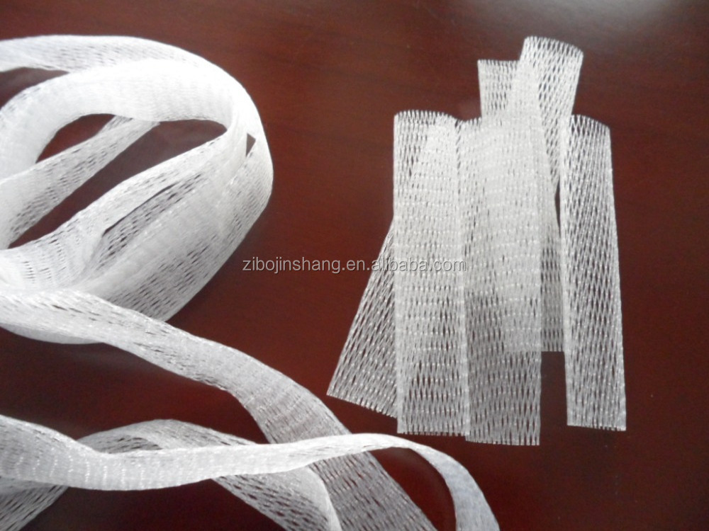 Flower bud protective plastic sleeve net