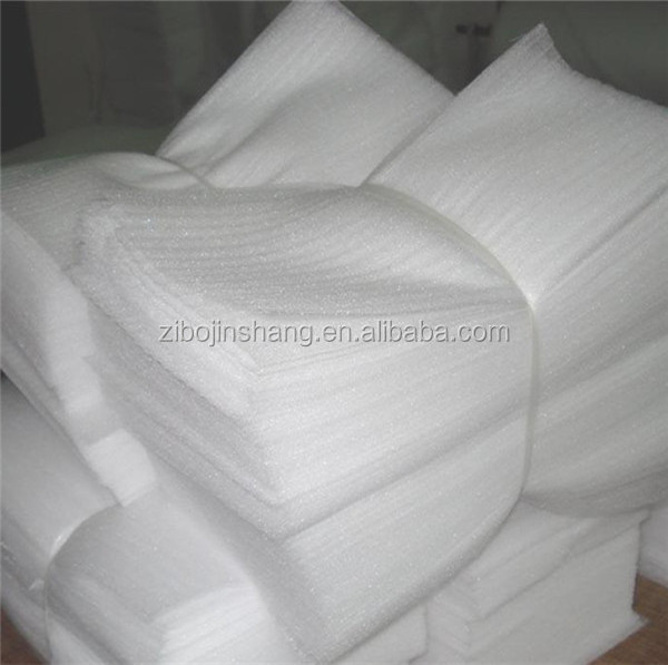 White plastic EPE foam packaging rolls EPE foam packaging sheeets