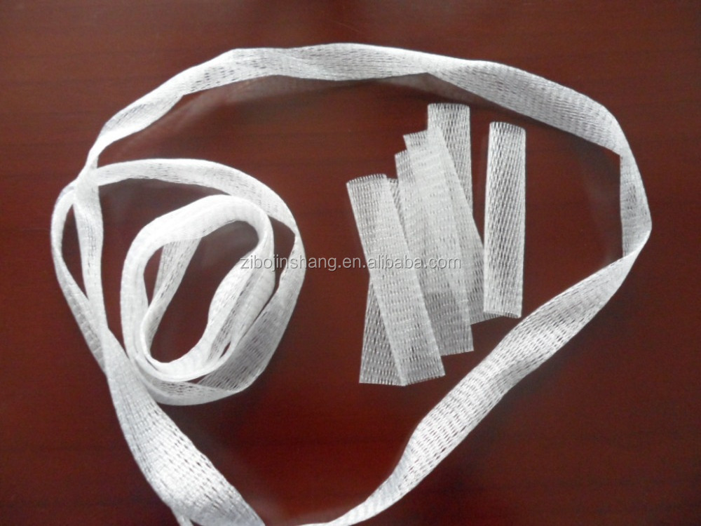 Flower bud protective plastic sleeve net