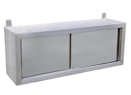 Wholesale Factory Direct Customized Kitchen Stainless Steel Wall Mounted/Hanging Cabinet Sliding Door/Middle Shelf