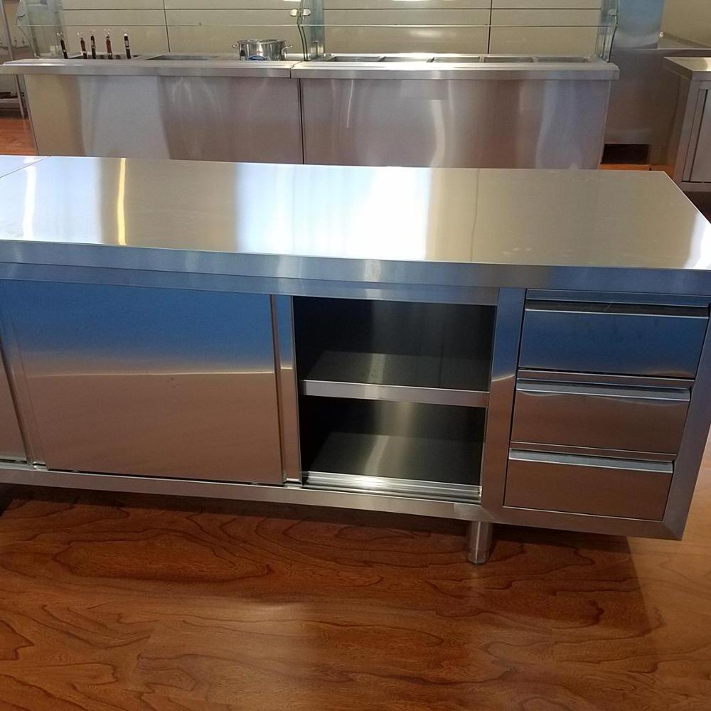 stainless steel kitchen storage cabinets