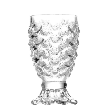 Raymond Creative Fish Scale Cup Transparent glass juice cup household transparent beer mug