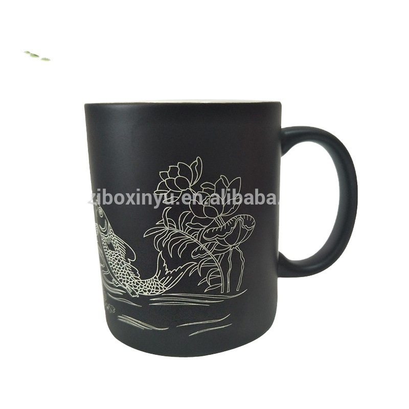 China sublimation mug cup for printed yiwu photo color changing magic mug with hot water