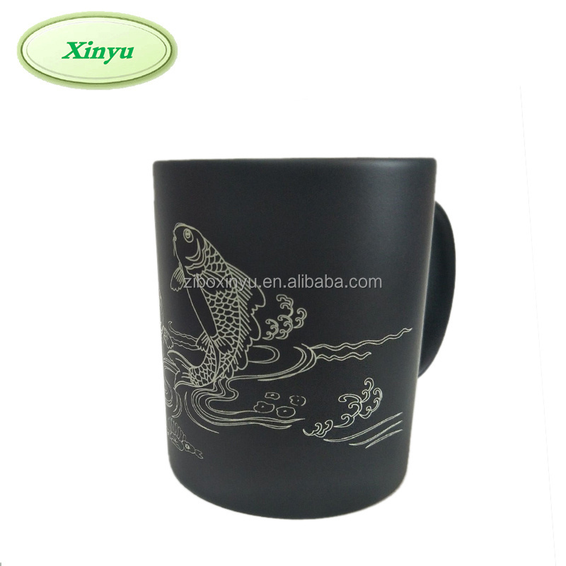 China sublimation mug cup for printed yiwu photo color changing magic mug with hot water