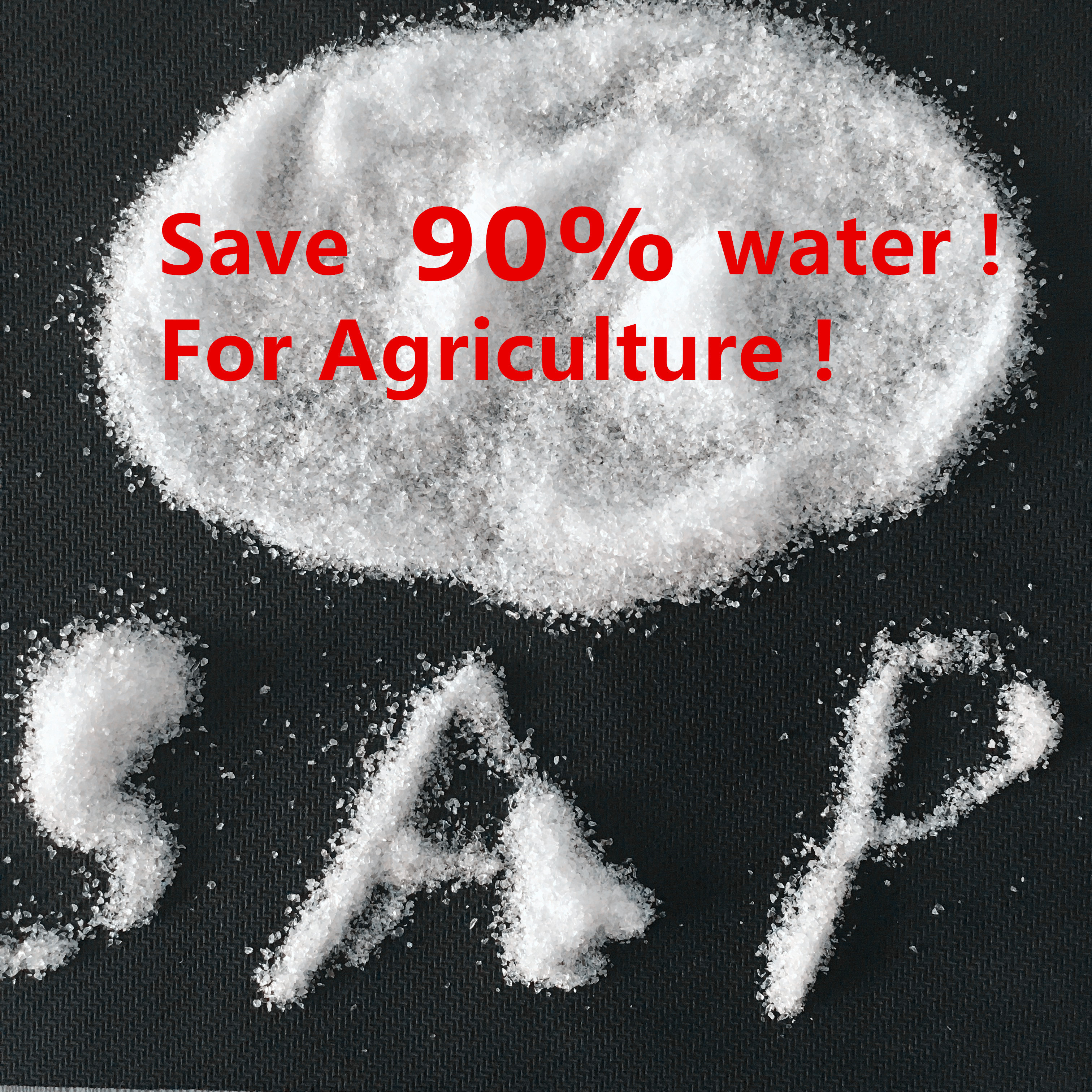 High Water Absorbent Polymer SAP/ Potassium Polyacrylate/ Super Absorbent Polymer Price for Agriculture