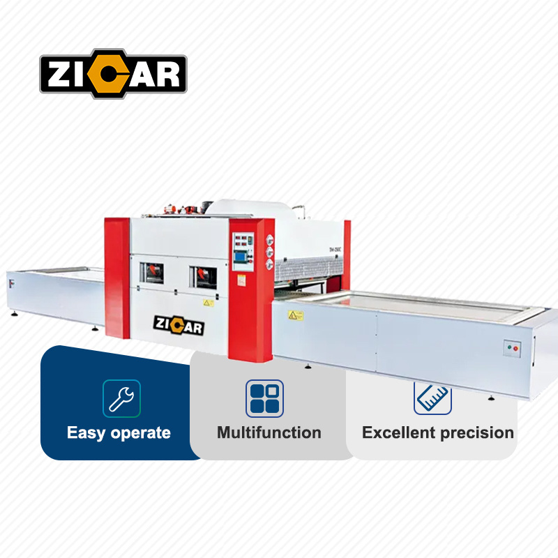 zicar  automatic cabinet wooden door mdf furniture membrane pressing machine vacuum press vacuum press machine for door