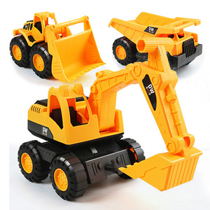 Hot Sell Summer Underwater beach Toy set Inertial oversized model simulation engineering car excavator beach toys