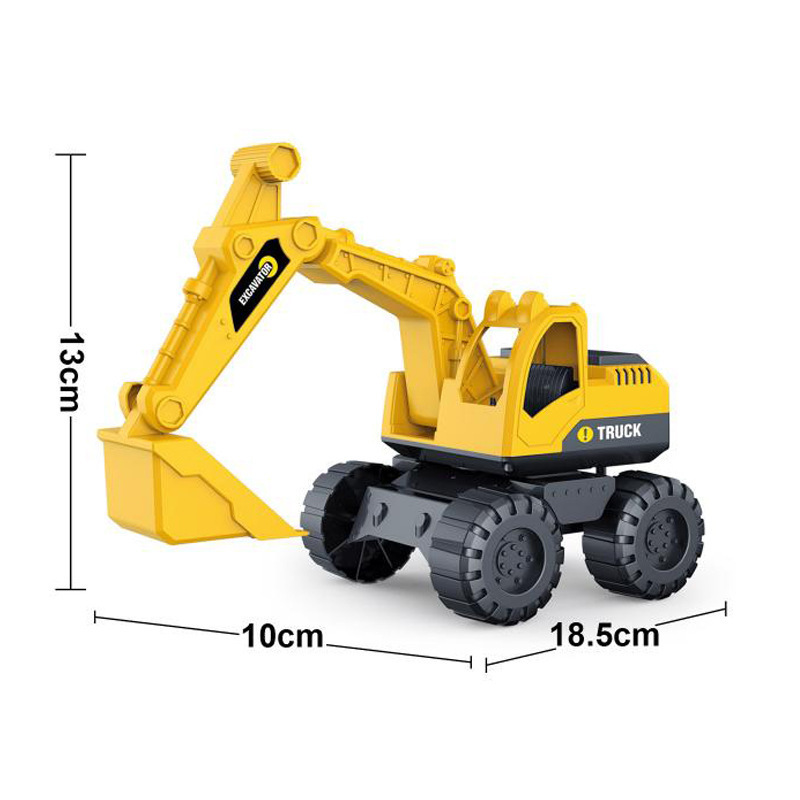 Hot Sell Summer Underwater beach Toy set Inertial oversized model simulation engineering car excavator beach toys