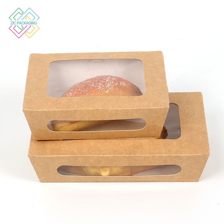 custom take out fast food packaging paper boxes disposable take away kraft salad paper lunch box