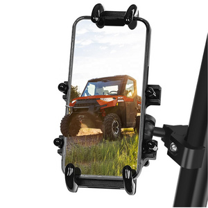 Polaris Ranger Phone Mount, Heavy Duty UTV Phone Holder Compatible with Pro-fit Cage