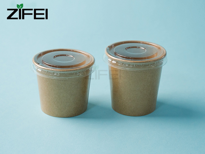 Custom logo factory price 1.5oz 2oz 3oz 4oz kraft paper sauce cups white blank hot paper tea coffee cups with lids