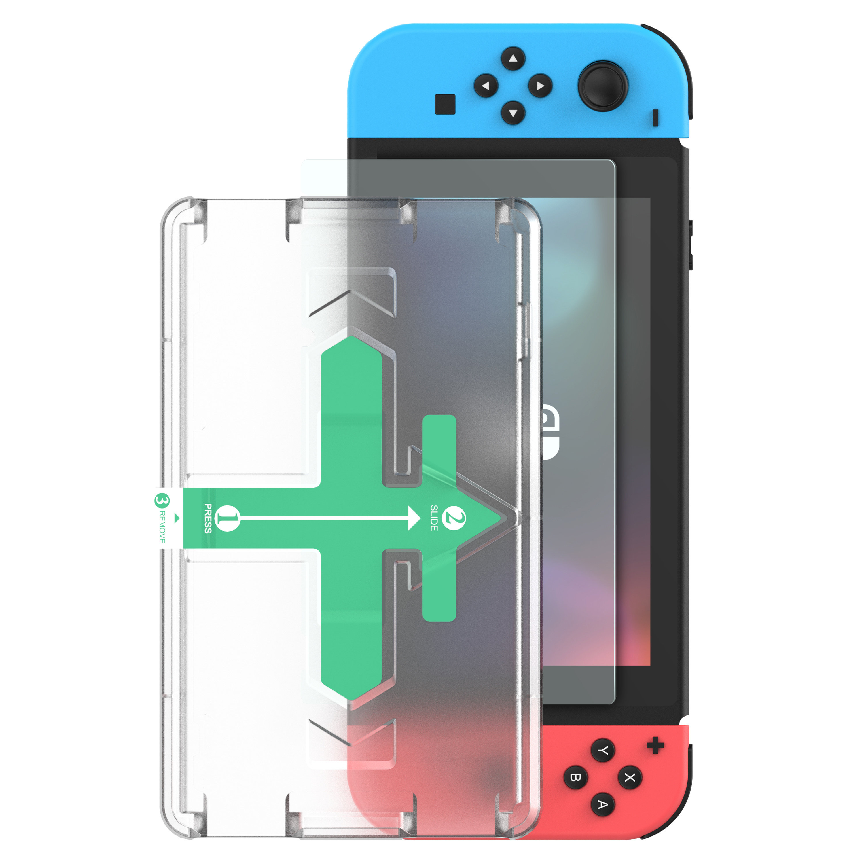 9H 2.5D For Nintendo Switch Steam Deck Oled Screen Protector Tempered Glass with easy app