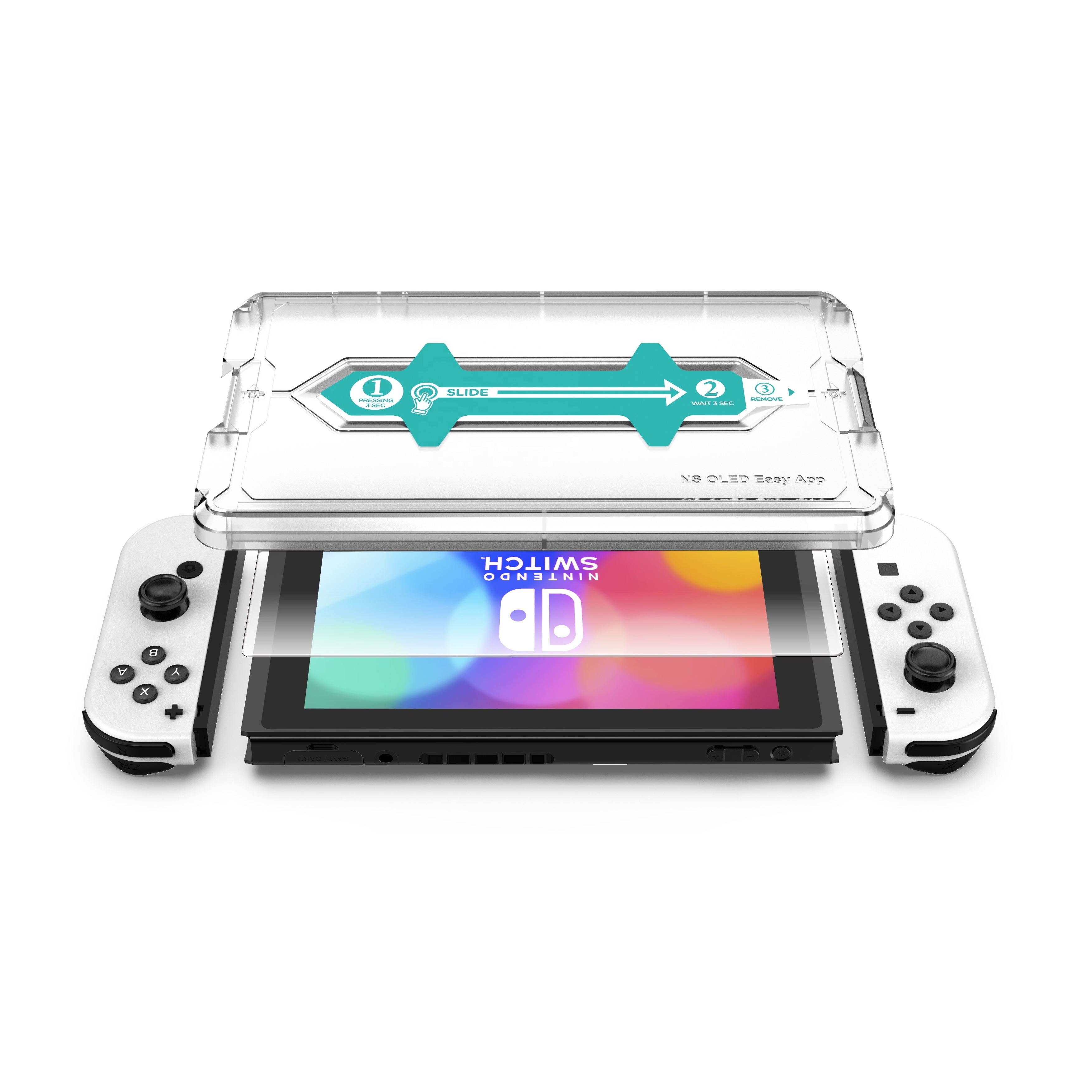 9H 2.5D For Nintendo Switch Steam Deck Oled Screen Protector Tempered Glass with easy app