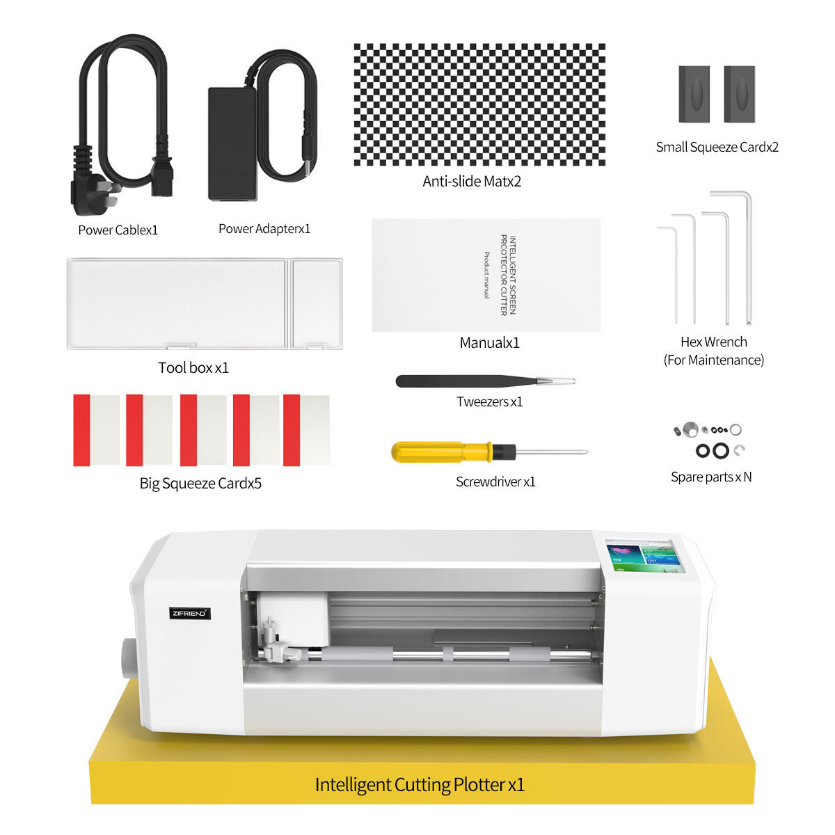 auto phone lcd screen film car lcd screen protector make cut print design machine for all smartphone mobile phone iphone