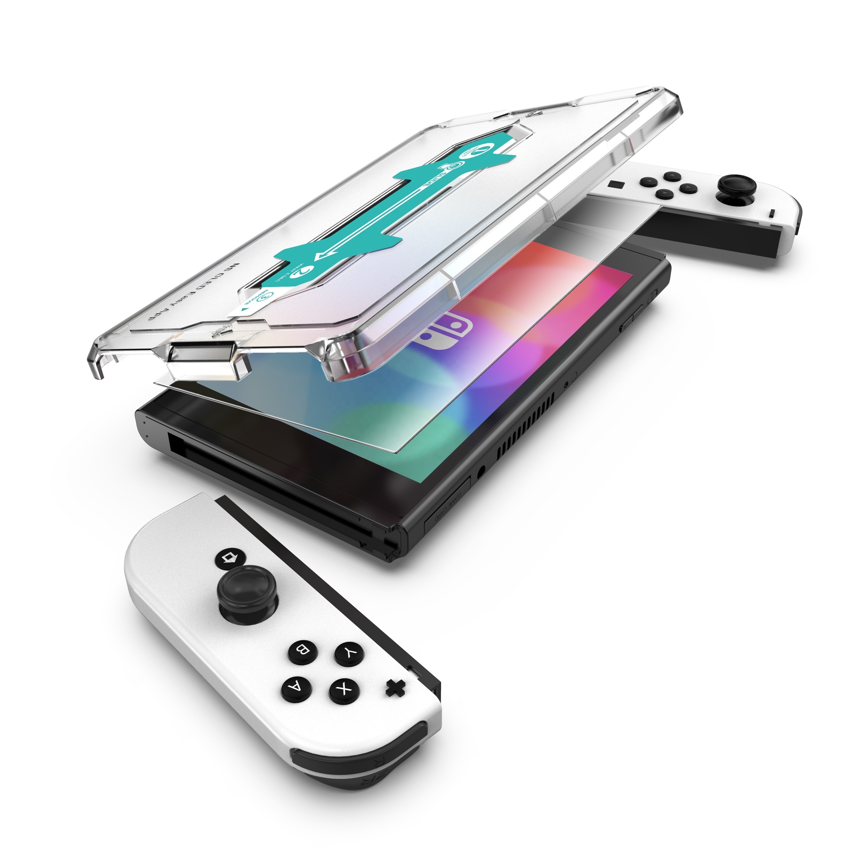 9H 2.5D For Nintendo Switch Steam Deck Oled Screen Protector Tempered Glass with easy app