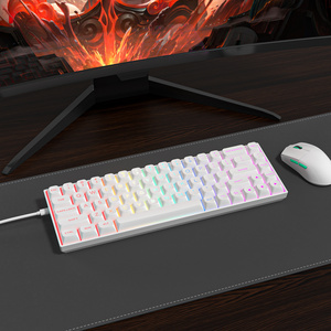 M68 Rapid Trigger Keyboard Mechanical Magnetic Switch Keyboard TKL RGB Wired USB Gaming Keyboard 68 Keys ABS Keycap with Knob