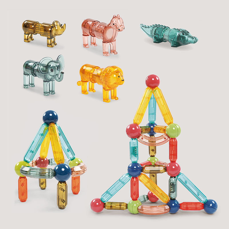 Latest Creative 3D Tiles Xinbida Magnetic Building Blocks for Kids