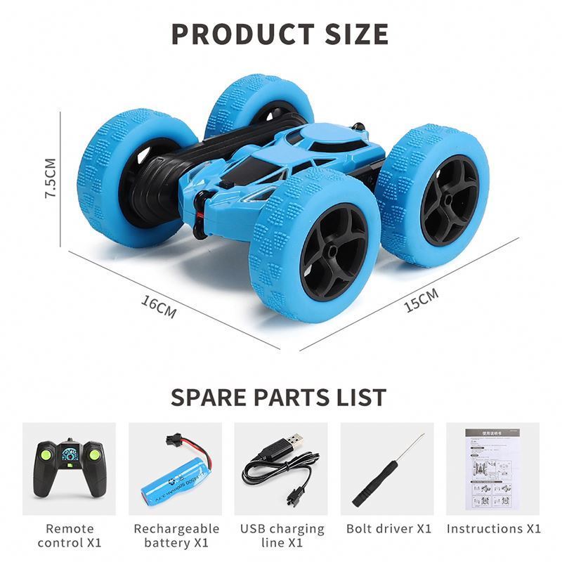 ZIGO TECH double side stunt twister free wheel watch car carritos auto juguetes rc Carros a control remoto de juguete