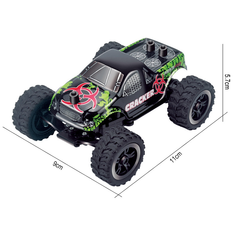 ZIGOTECH 20KM/H 1:32 Tiny Power Craze 4Wd Buggy Car Rock Crawler Mini Short Course Rc