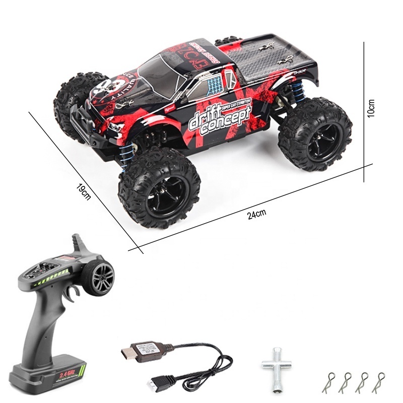 ZIGOTECH 1:18 40KM Remote Control Full Speed Monster Truck Short Course Car Rc Rock Crawler 4X4