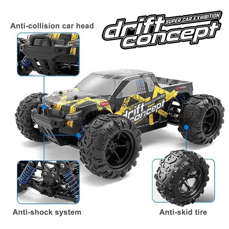 ZIGOTECH 1:18 40KM Remote Control Full Speed Monster Truck Short Course Car Rc Rock Crawler 4X4