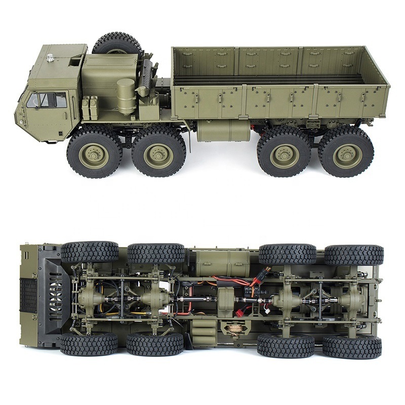 ZIGOTECH 1:12 hg-p801 Rc 8 Wheel Off Road 2.4G Military Truck 8X8 without battery and charger