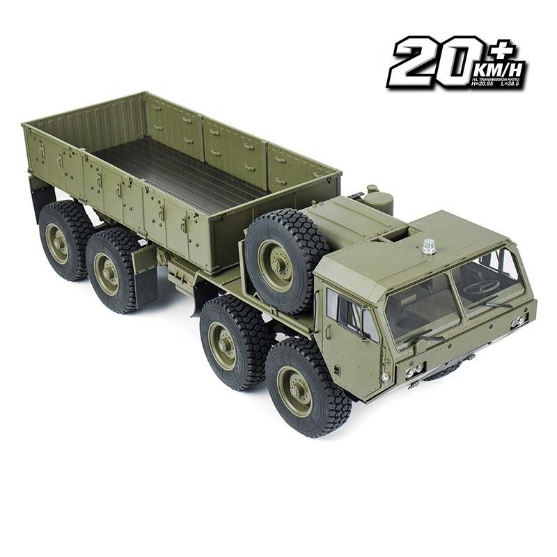 ZIGOTECH 1:12 hg-p801 Rc 8 Wheel Off Road 2.4G Military Truck 8X8 without battery and charger