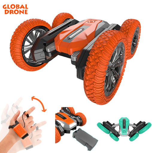 2021 Hot Sale Alloy RC Stunt High-speed Rotation Double-sided Car Kids Electric Car Toy