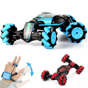 ZIGO 2 sides stunt watch sensor 4wd boy Radio r c plastic custom hand motion remote control car carro control remoto