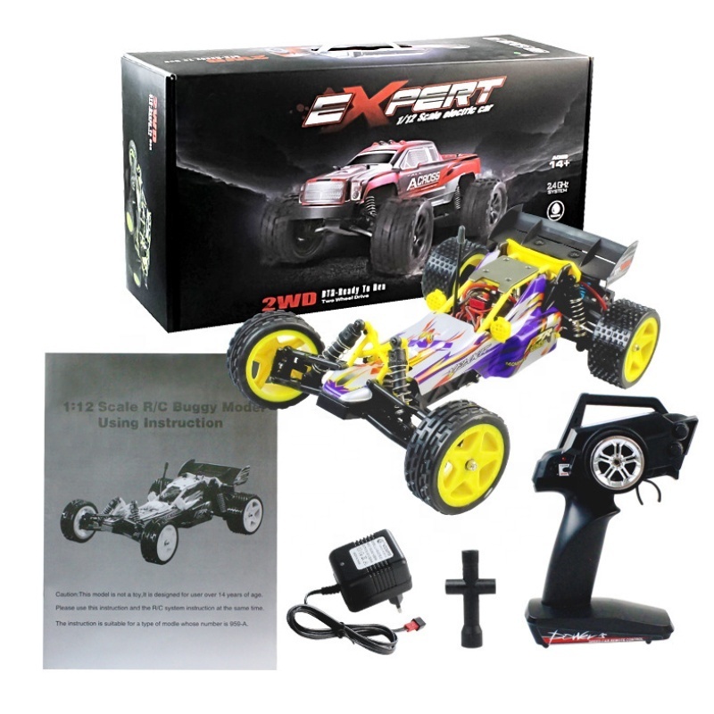 ZIGOTECH 30KM/H 1:12 2WD High speed Hobby Grade Rc Remote Control Car Trucks RTR L959-A Rovan Baja