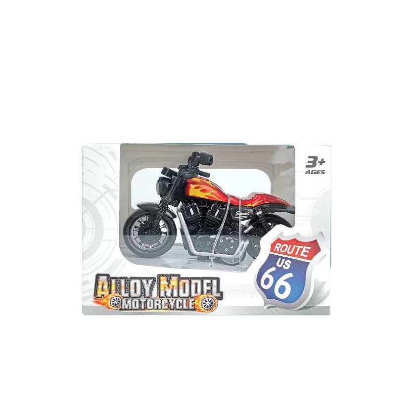 Shantou Promotional Toy 1:36 Pull Back Metal Toys Diecast Motorcycle Model