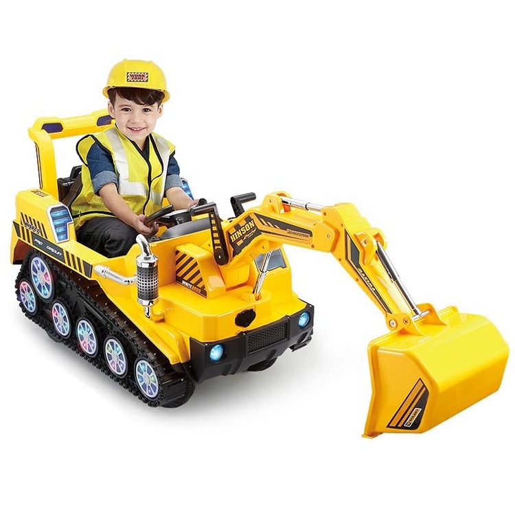 Kids Ride On Dump Truck Construction Tractor with Zigotech Bulldozing 2021 for kids play lawn mower