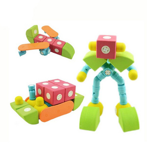 2021 Custom EVA Foam Magnetic Building Blocks Brinquedo For Kids