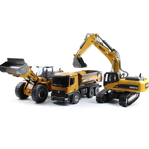 huina toys rc 1/14 excavator digger  remote control toy  dump truck  rc tipper car  outside toys wheel loader models