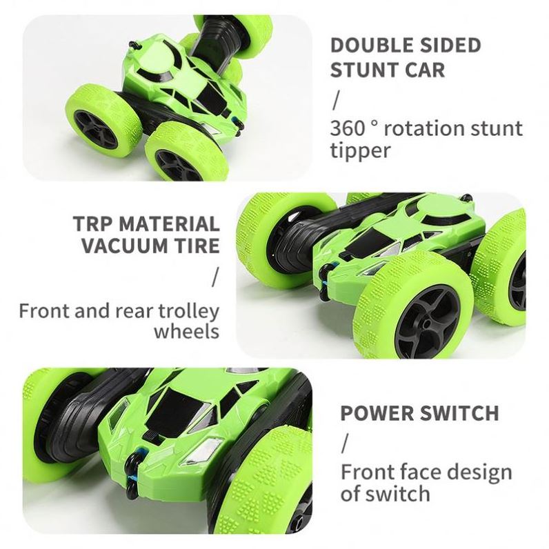 ZIGO TECH double side stunt twister free wheel watch car carritos auto juguetes rc Carros a control remoto de juguete