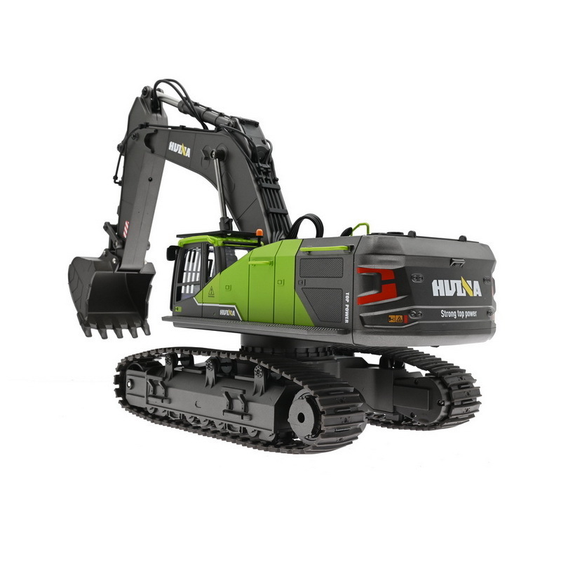 Huina 1593 1 14 Scale Metal Excavator Radio Control Construction Model Control Remoto Mini Digger RC Alloy Machine Excavator Toy