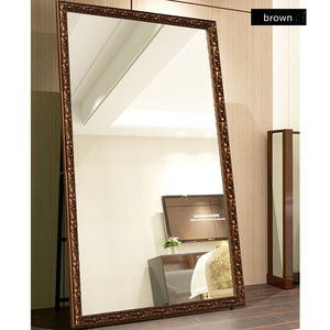 WINER M&G Solid Wood Full-length Mirror Floor-to-ceiling Mirror Bedroom Dressing Mirror