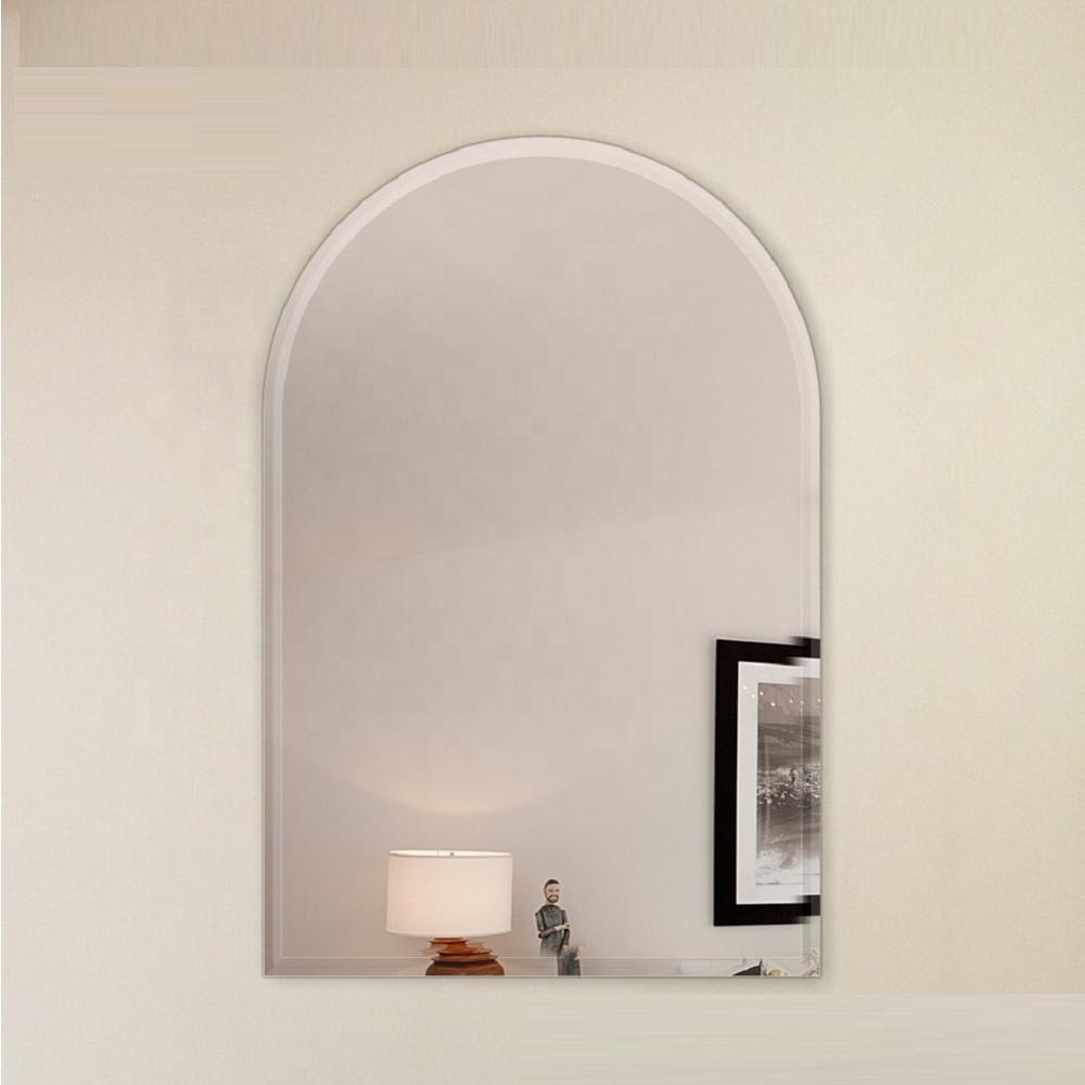 Customization Modern decoration 4mm 5mm 6mm Silver mirror Beveled Mirror supplier for bathroom