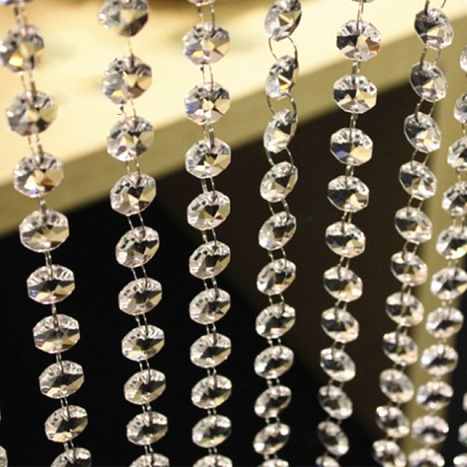 Wholesale wedding party crystal beads curtain from China factory