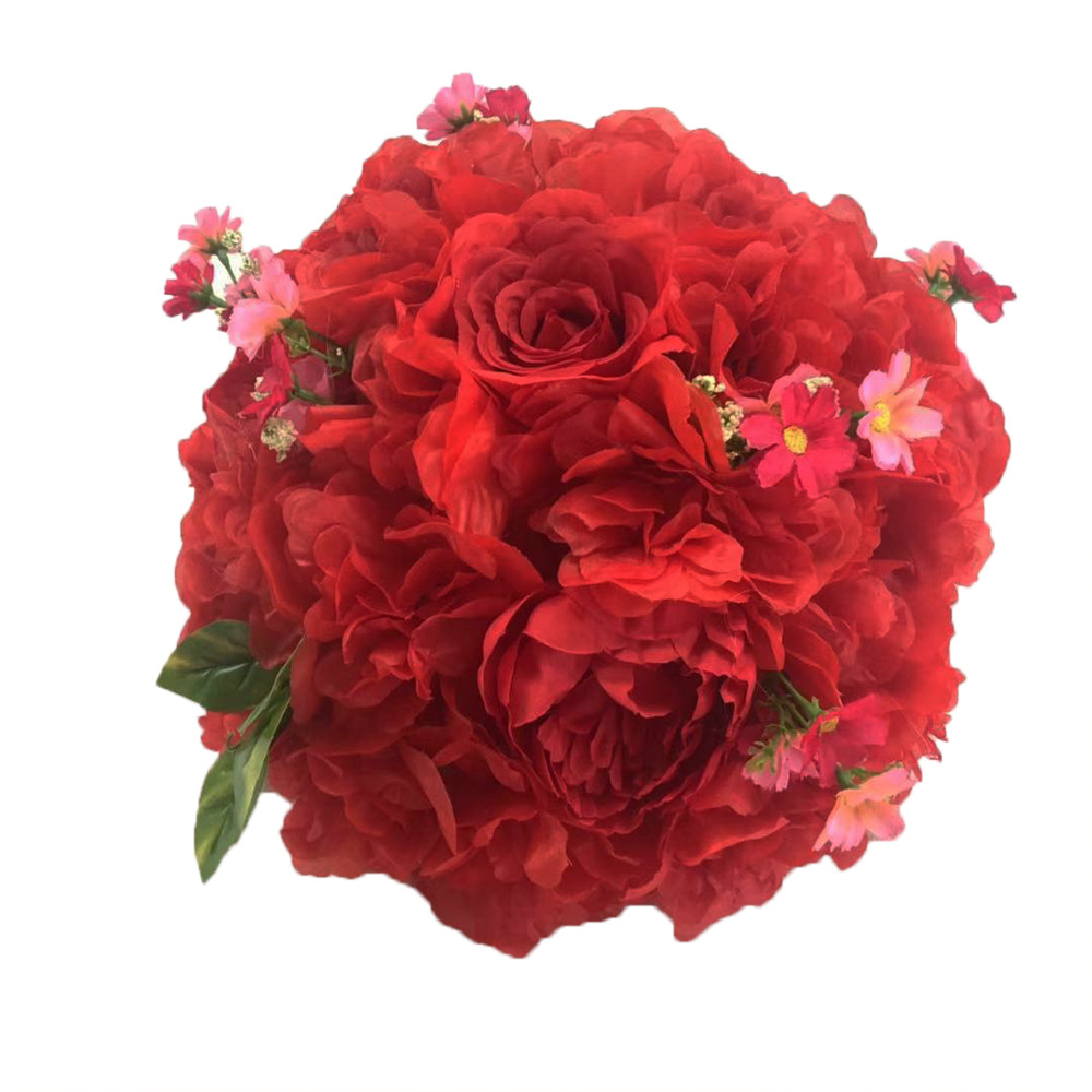 Simulation artificial  silk  flower ball  for  wedding party ceremony site layout