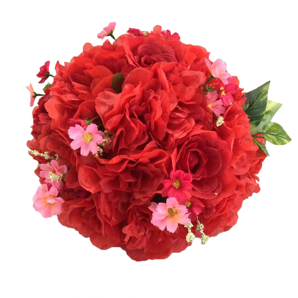 Simulation artificial  silk  flower ball  for  wedding party ceremony site layout