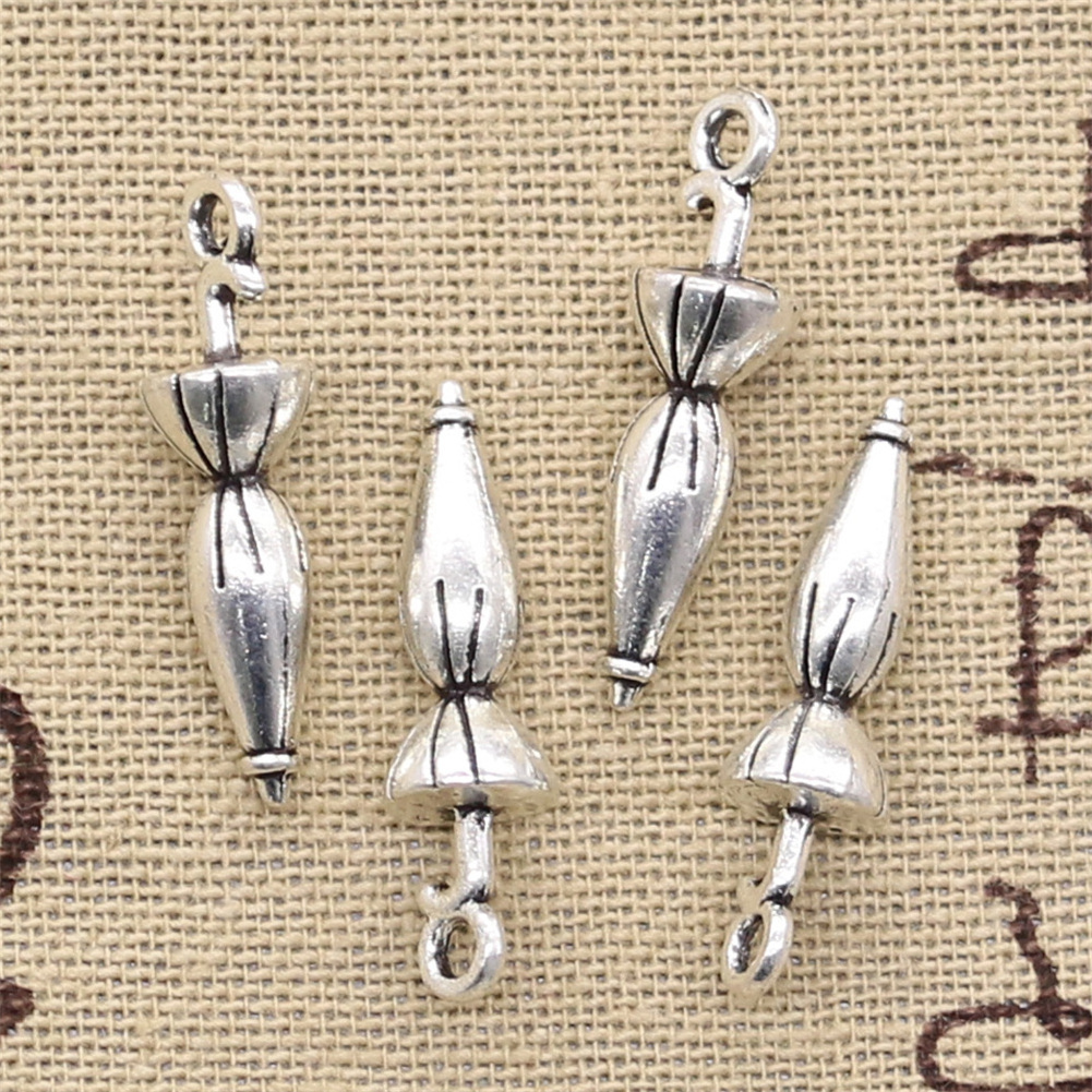 Charms umbrella 7x27mm Antique Silver Color Pendants Making DIY Handmade Tibetan Finding Jewelry