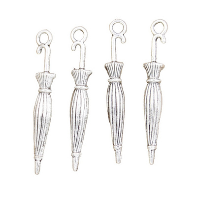 Charms umbrella 35x5mm Handmade Making fit,Vintage Tibetan Silver Color Pendants,DIY For Bracelet Necklace